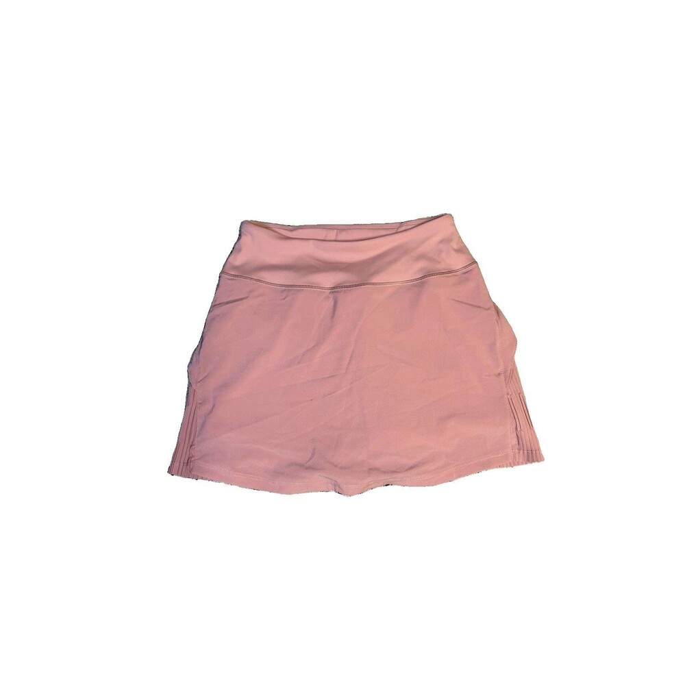 ALO Yoga Pleated Tennis Skirt Pink Dusty Rose Women’s NWT Golf Athletic